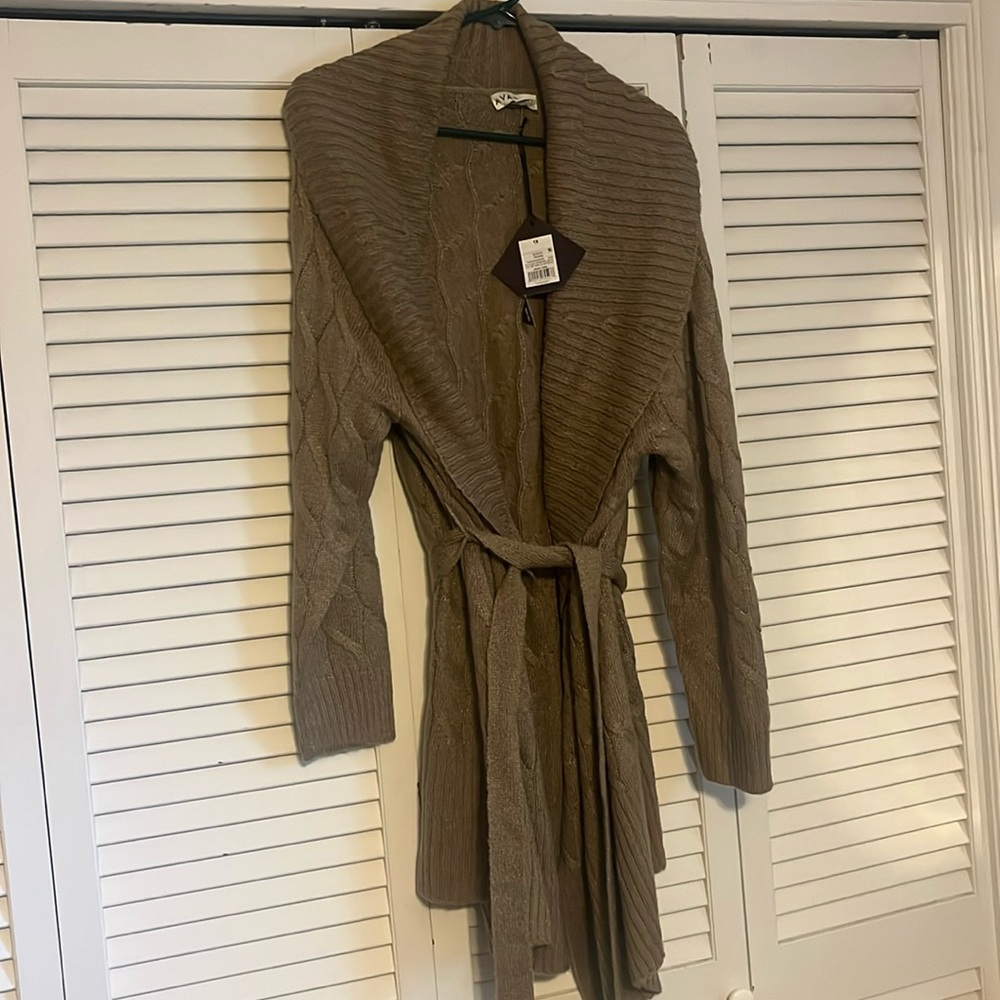 Ava and Viv 1x tie cardigan